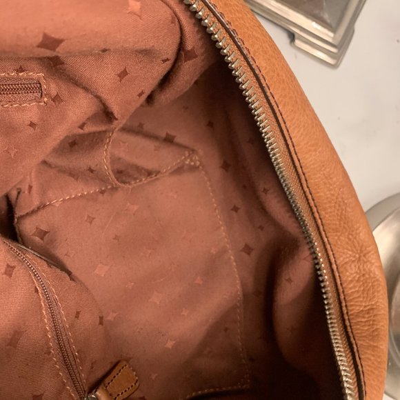 FOSSIL BROWN LEATHER BAG - Picture 14 of 14